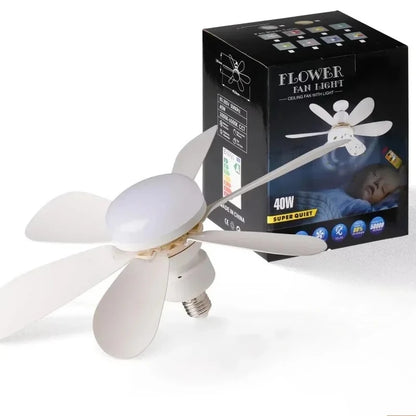 E27 with Remote LED 30W Ceiling Fan Light Dimming Function Suitable for Living Room Study and Home Use 85-265V